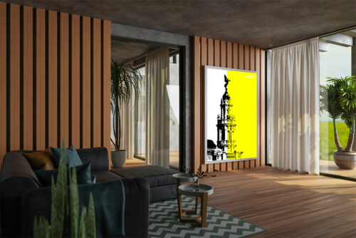 Arte Industrial, P537 serie Yellow, casa de lujo