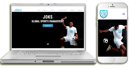 diseño web emeye para joks global sports